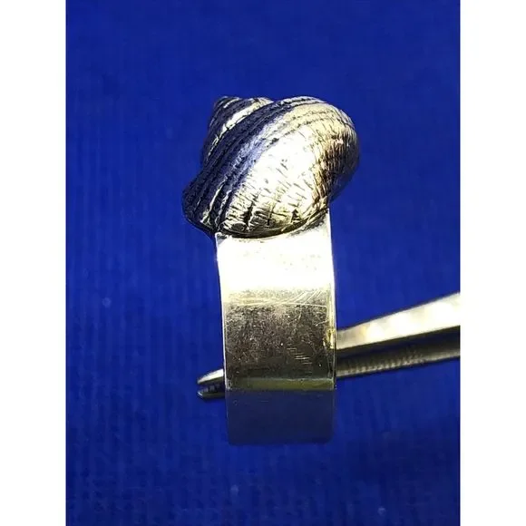 Mignon Faget 925 Sterling Silver Sea Collection Moon Snail Statement Ring - Picture 10 of 12